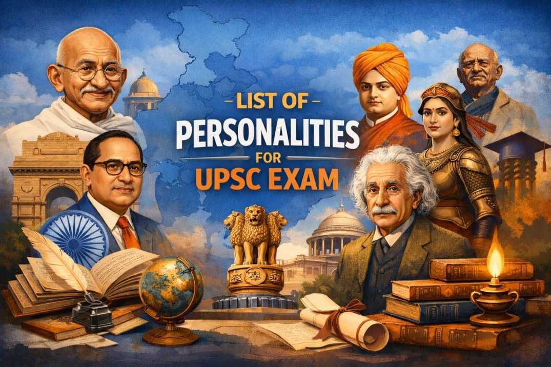 Important Personalities for the UPSC CSE 